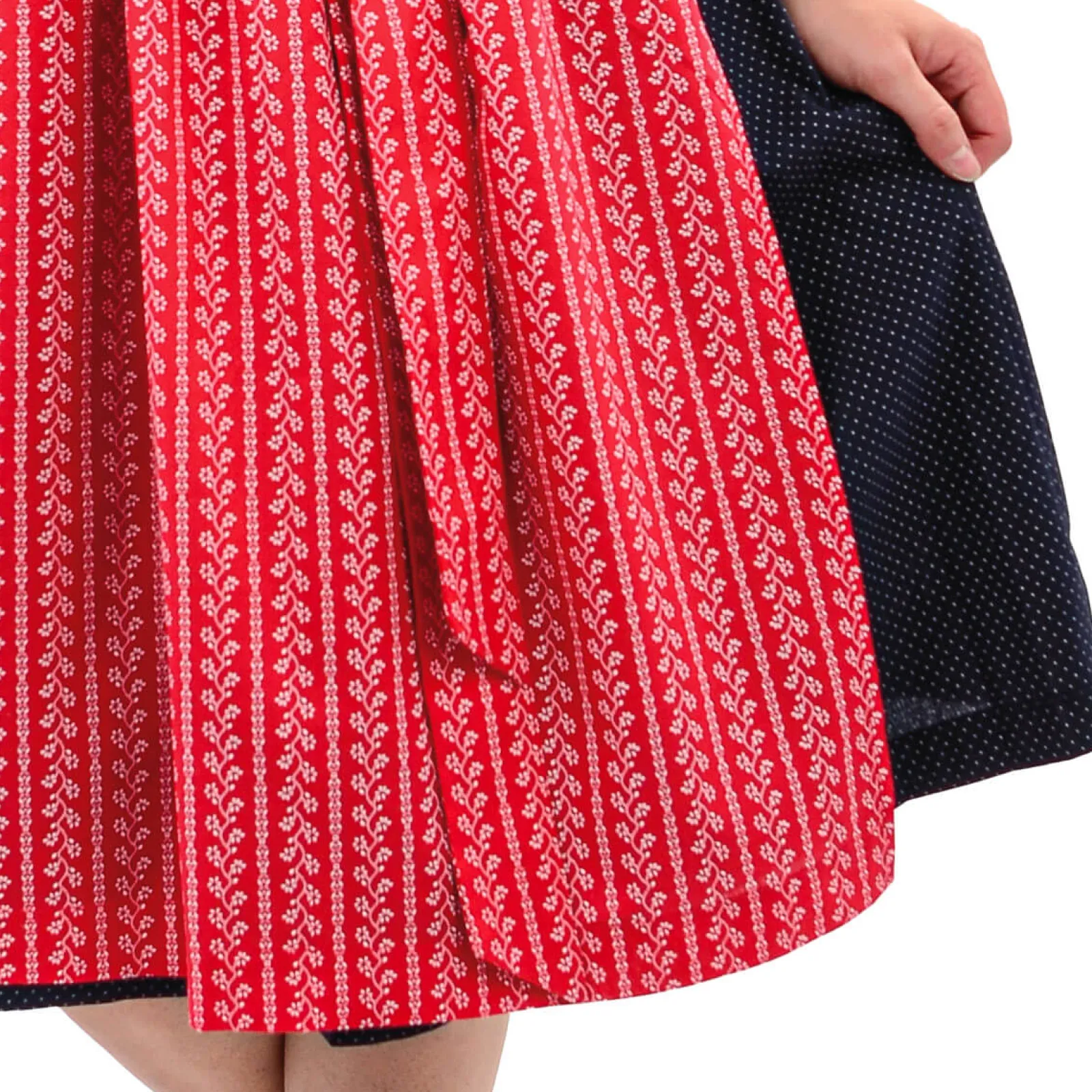 Zillertaler Trachtenwelt Damen Dirndl "Kärnten", -Rot Blau Cheap