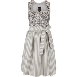 Zillertaler Trachtenwelt Damen Dirndl "Rose", Hellgrau Blau Sale