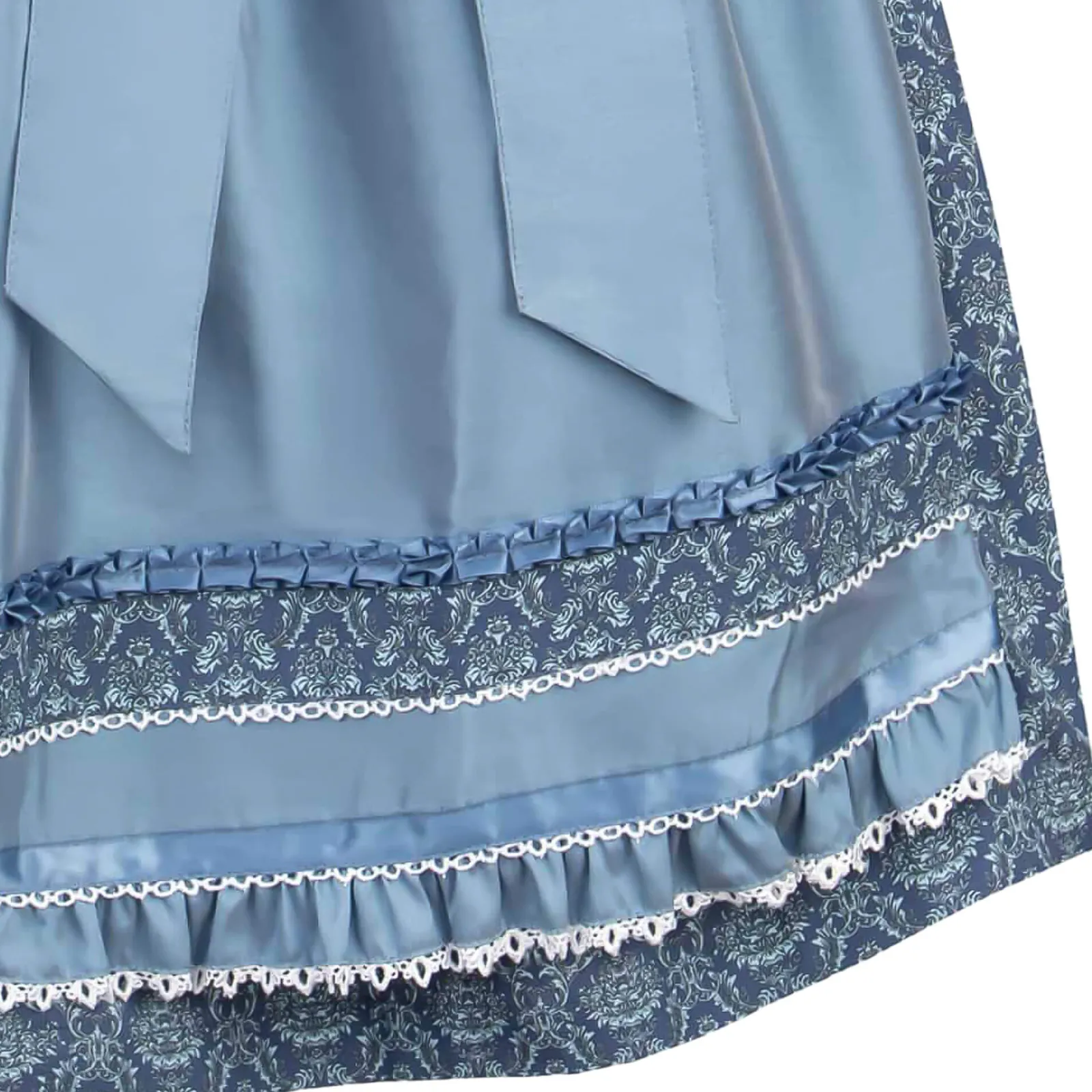Zillertaler Trachtenwelt Damen Dirndl "Ruby", Blau Clearance