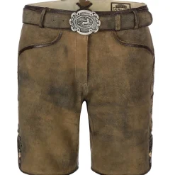 Zillertaler Trachtenwelt Damen Lederhose "Samira", Braun Outlet