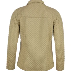 Zillertaler Trachtenwelt Damen Powerstretch Jacke "Anna", Khaki Braun Clearance