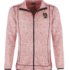 Zillertaler Trachtenwelt Damen Strickfleece Jacke "Österreich", Rosa Store