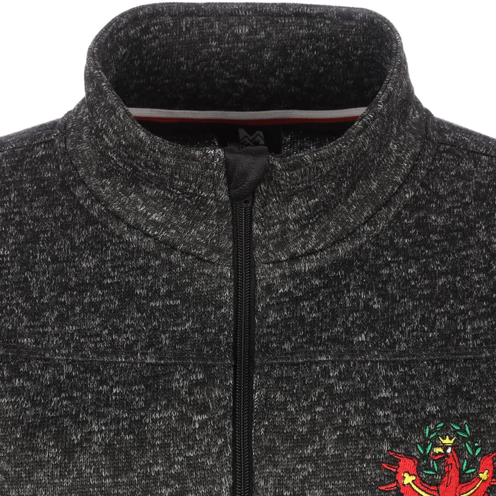 Zillertaler Trachtenwelt Damen Strickfleece Jacke "Tirol", Anthrazit Grau Fashion