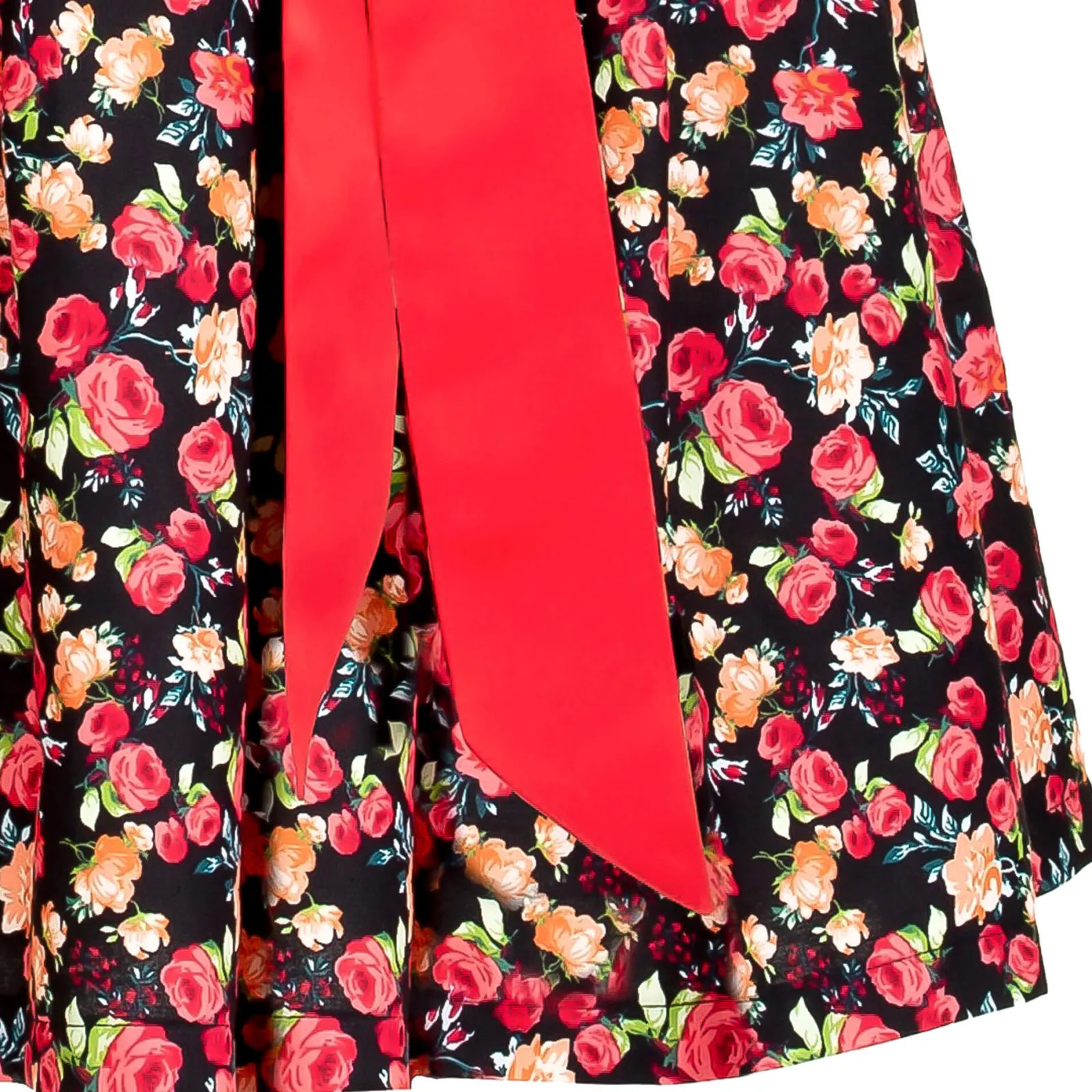 Zillertaler Trachtenwelt Damen Trachtenkleid "Manja", Schwarz-Rot Fashion