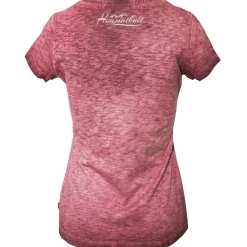 Zillertaler Trachtenwelt Damen T-Shirt "Austrian Girl", Rot Best