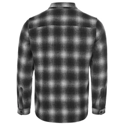 Zillertaler Trachtenwelt Herren Flanellhemd "Karo", Grau Cheap