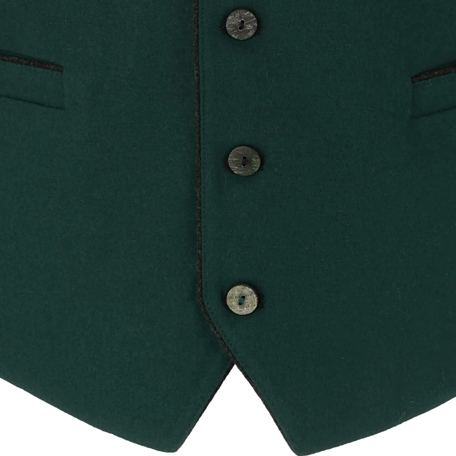 Zillertaler Trachtenwelt Herren Gilet "Eros", Grün Best Sale