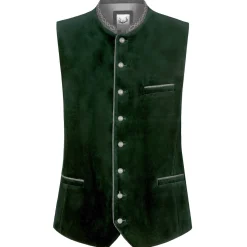 Zillertaler Trachtenwelt Herren Gilet "Lorenzo", Grün Outlet