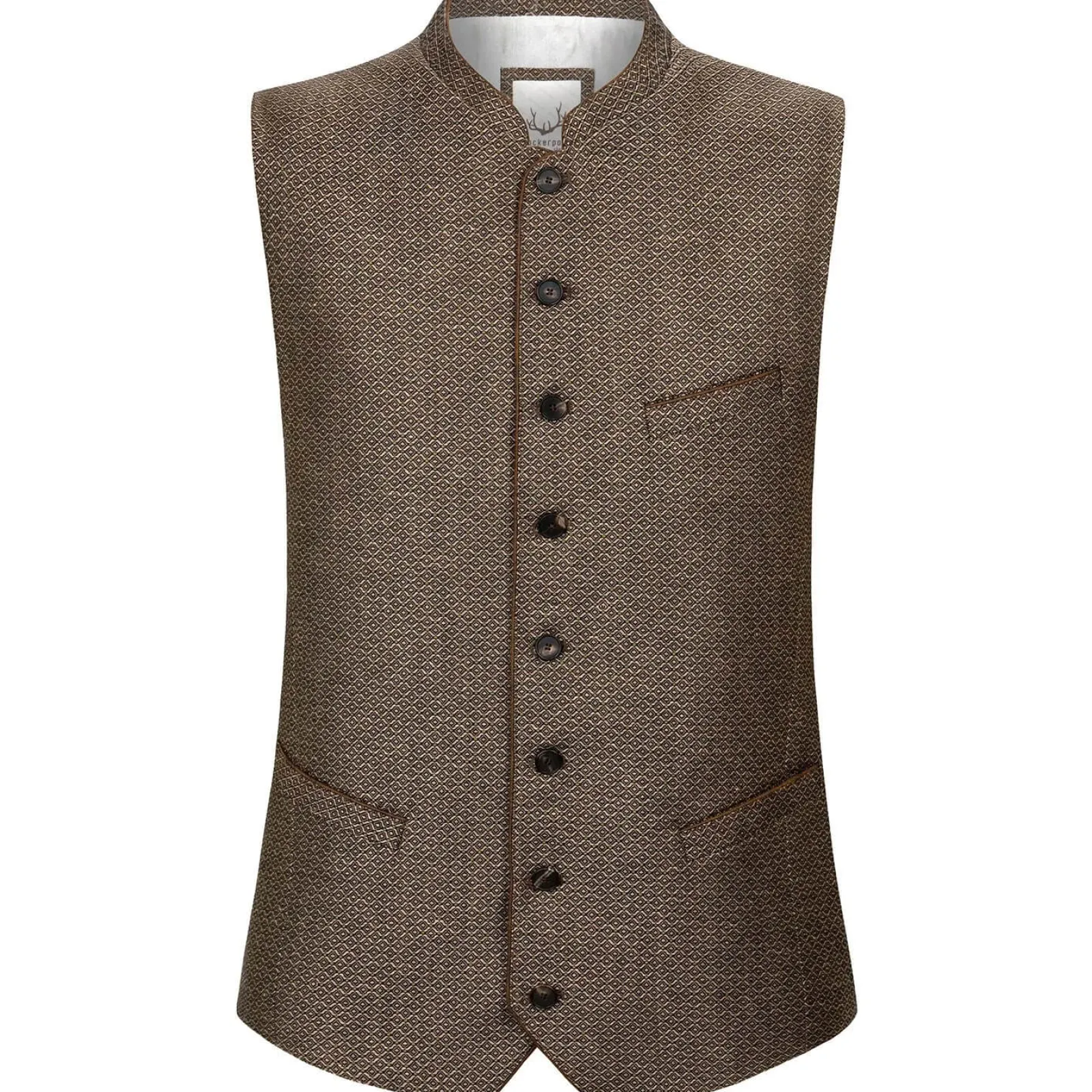 Zillertaler Trachtenwelt Herren Gilet "Ottavio", Braun Online