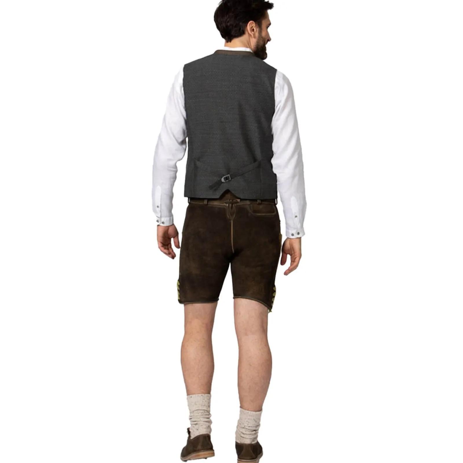Zillertaler Trachtenwelt Herren Gilet "Ottavio", Braun Online