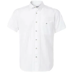 Zillertaler Trachtenwelt Herren Hemd "Daniel", Weiß Flash Sale