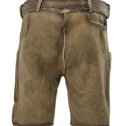 Zillertaler Trachtenwelt Herren Hirschlederhose "Hirschvogel", Hell Braun Flash Sale