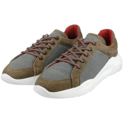 Zillertaler Trachtenwelt Herren Sneaker "Oben", Grau- Braun Sale
