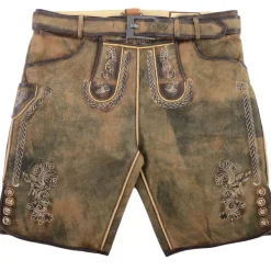 Zillertaler Trachtenwelt Kinder Lederhose "Tomsi", Braun Sale