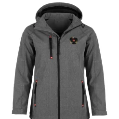 Zillertaler Trachtenwelt Kinder Softshelljacke "Österreich", Grau Discount