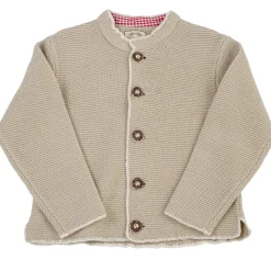 Zillertaler Trachtenwelt Kinder Strickjacke "Lukas", Beige Fashion