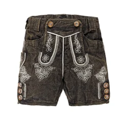Zillertaler Trachtenwelt Kinder Trachtenhose "Joseph", Braun Hot
